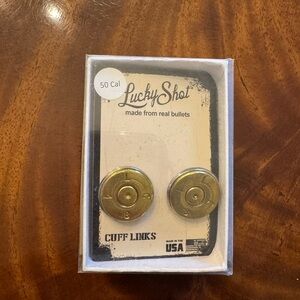 Lucky Shot Bullet Cufflinks